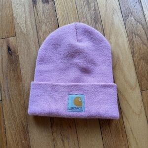 Pink Carhartt beanie